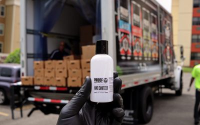 Tri-Eagle Sales partners with local craft brewery Proof Brewing Company and Second Harvest of the Big Bend to provide food and hand sanitizer to senior citizens