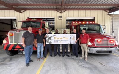 Anheuser-Busch and Tri-Eagle Sales Donate Emergency Drinking Water to Fanning Springs Fire Rescue in Support of Local Disaster Preparedness Efforts